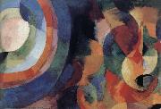Delaunay, Robert Cyclotron-s shape Sun and Moon oil painting